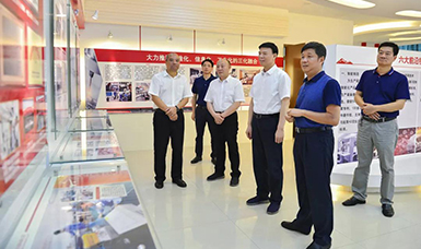 福建省人大常委會(huì)黨組書記、副主任張廣敏蒞臨虹潤(rùn)公司調(diào)研指導(dǎo)